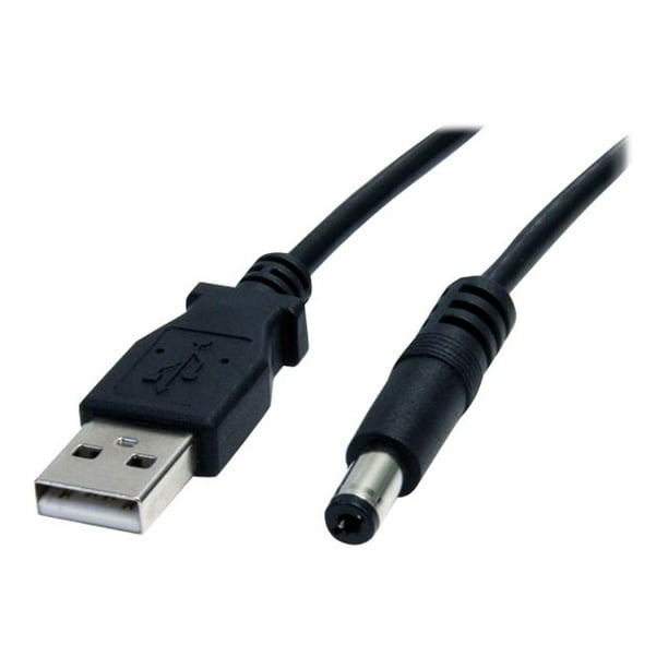 StarTech.com 2m USB to Type N Barrel Cable USB to DC Power 2 meter USB to 5.5mm 5V DC Power Cable 